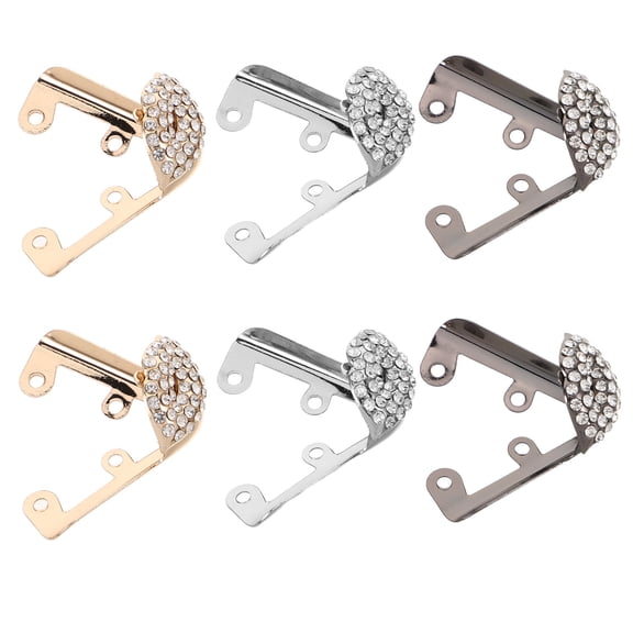 HONMEET 3 Pairs High Heel Pointed Protector Iron for Women Prevention for Events