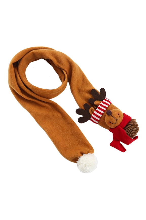 Women's Winter Scarves with Adorable Christmas Elk Design for Cozy and Stylish Cold Weather Accessory