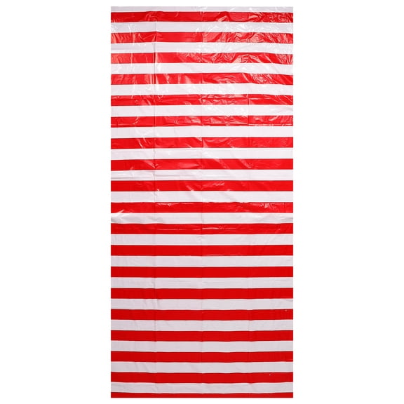 HONMEET Multi Stripe Tablecloth Circus Theme Party Table Cover Decorative Birthday Tablecloth