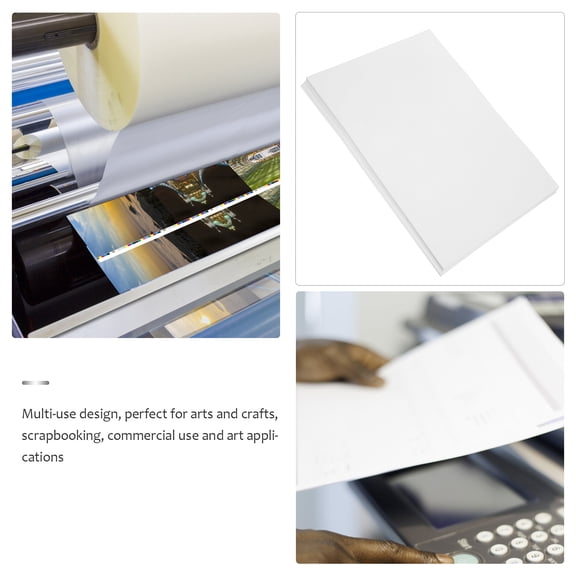 HONMEET Portable White A4 Photo Printing Paper Thick Sheets for Office Work and Creative Projects