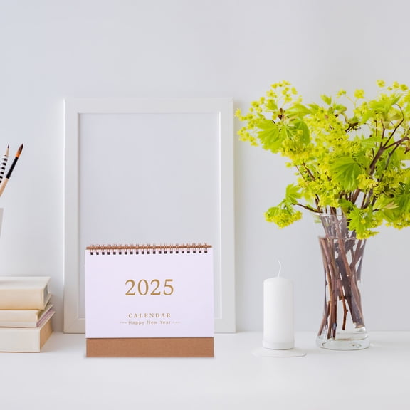 HONMEET 360 Rotating Multicolor Desk Calendar and Daily Planner for Home, Office, Personal and Professional Organization