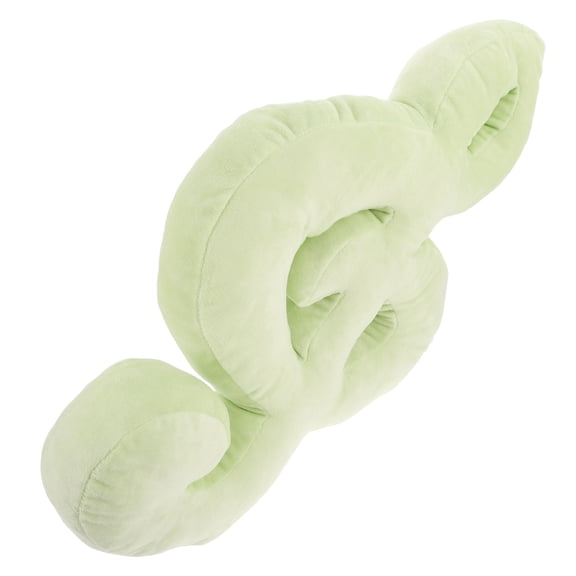 HONMEET Musical Note Plush Pillow 52.0x33.0x8.0in Light Green for Living Rooms 1Pcs