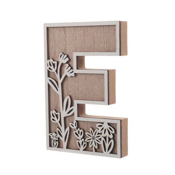 HONMEET Hanging Beige Wooden Letters for Wall Decor Featuring Durable Engraved Surface for Indoor Home Style