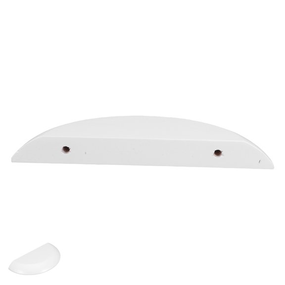 HONMEET Natural Wood Half Round Floating Shelf Wall Mounted Display Rack for Home Decor