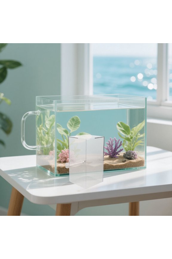 Negative Pressure Acrylic Aquarium Tank with Auto Water Refill and Easy Nodrill Installation