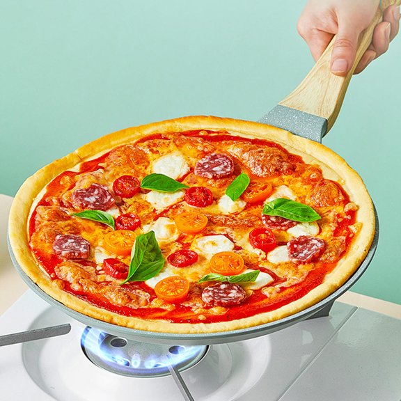 HONMEET Nonstick Small Frying Pan Green Aluminum Alloy for Gas Induction and Electric Cookers