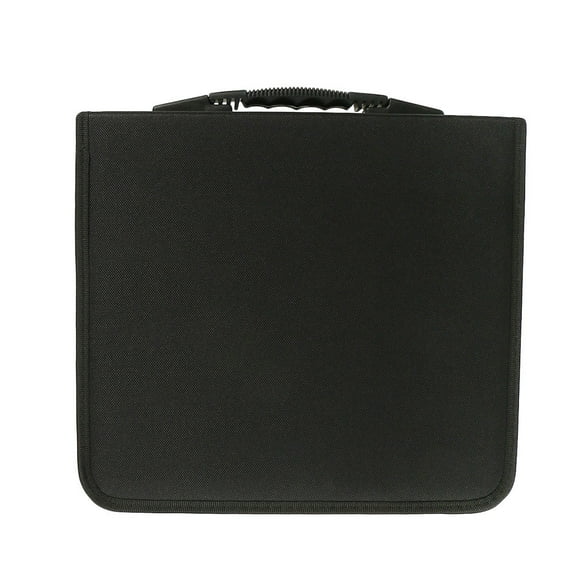HONMEET Organizer Disc Storage Black with Large Capacity and Separate Compartments for Convenience