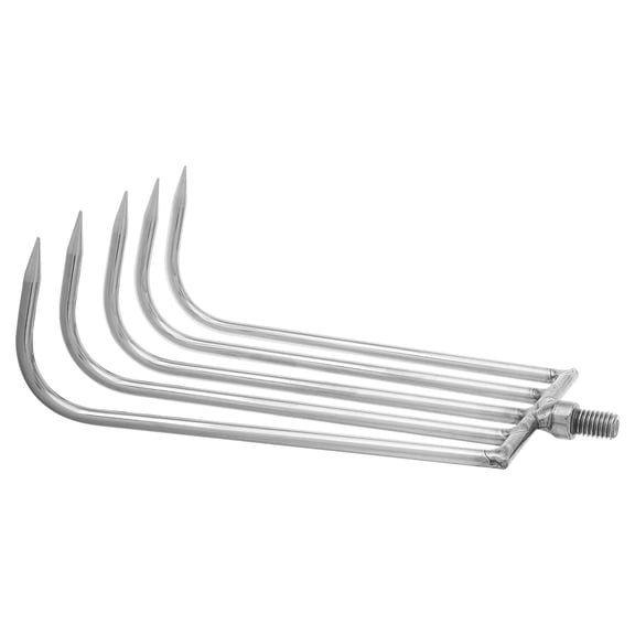 HONMEET Multifunctional Fishing Hook Remover and Lawn Care Rake Tool, Stainless Steel, Easy to Use and Portable