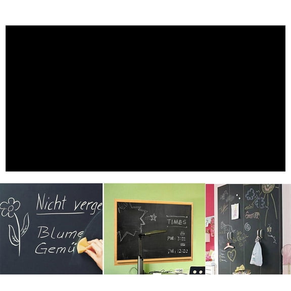 HONMEET PVC Waterproof Blackboard Sticker for DIY Chalk Writing and Space Saving Wall Use