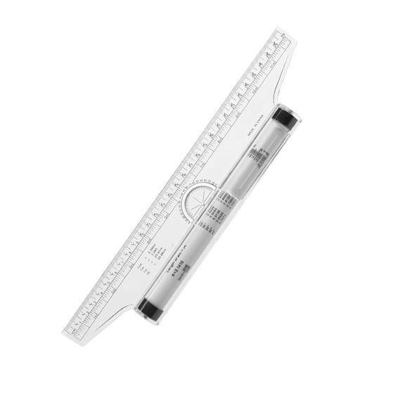 HONMEET Rolling Ruler Tool for Engineers - Accurate Angle Measurement and Drawing Parallel Lines, Assorted Colors for Precision Work