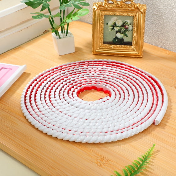 HONMEET Peel and Stick Flexible PVC Corner Molding Trim for Furniture and Wall Decoration