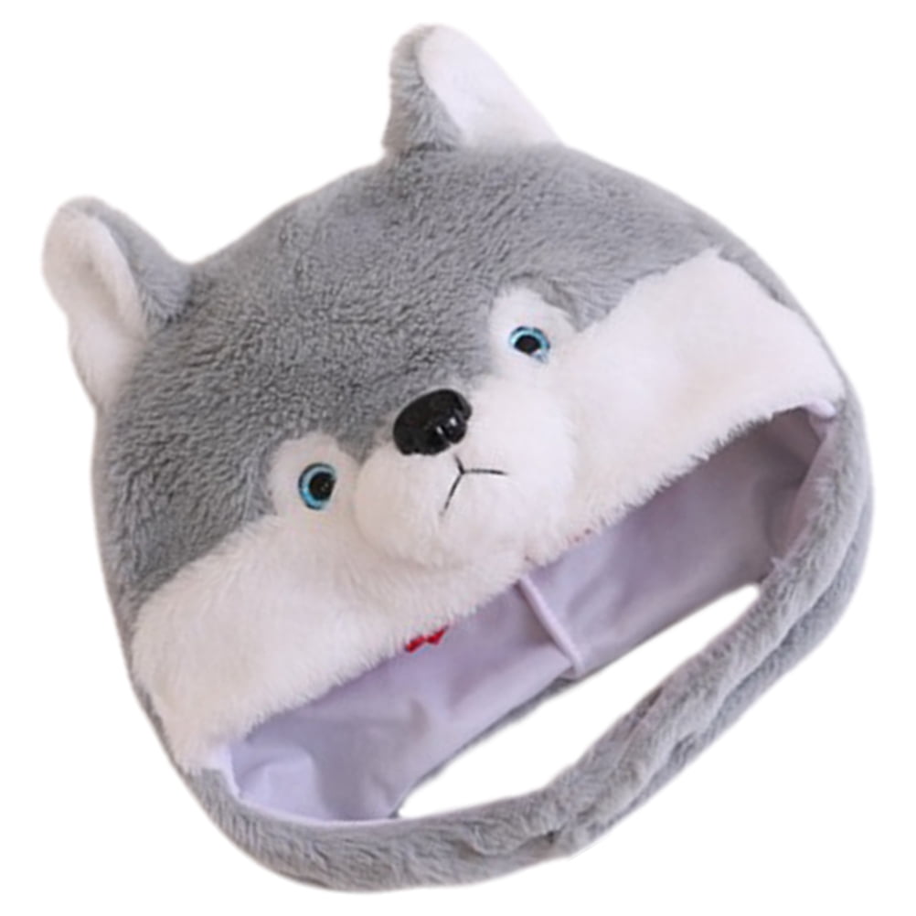 HONMEET Photo Prop Plush Dog Hat 3D Design Multi Color for Photography ...