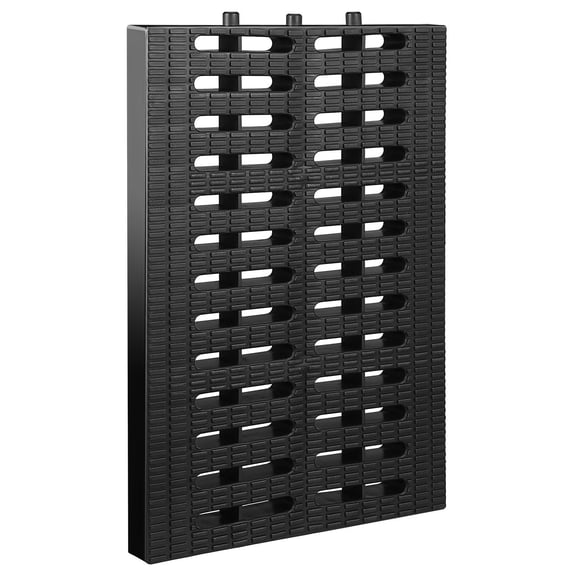 HONMEET Plastic Driveway Drain Grate with High Hardness for Garage Yard and Garden