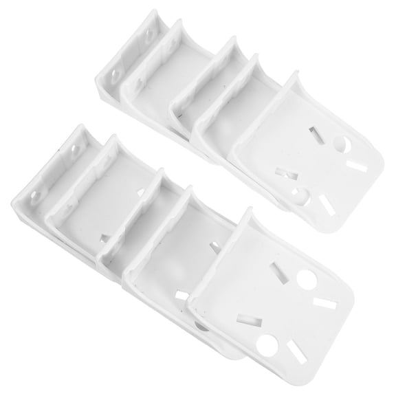 HONMEET 10Pcs White Plastic Water Purifier Brackets with Stable Mounting for Home Use