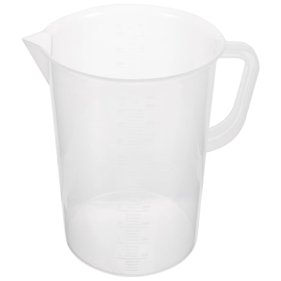 HONMEET Household Plastic Oil Dispenser Measuring Cup Clear with Easy Read Scale