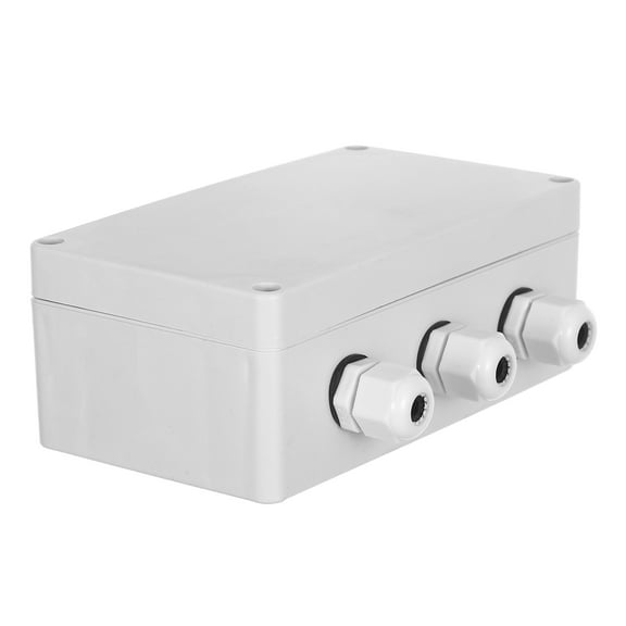 HONMEET Outdoor Electrical Box ABS Beige Weatherproof Enclosure Power Transmission