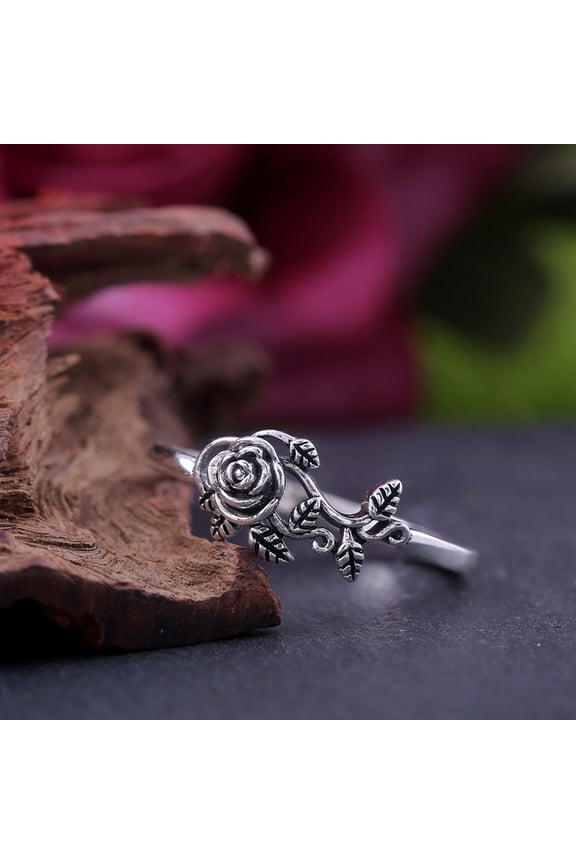 Vintage Rose Plated Delicate Finger with Comfortable Fit for Women