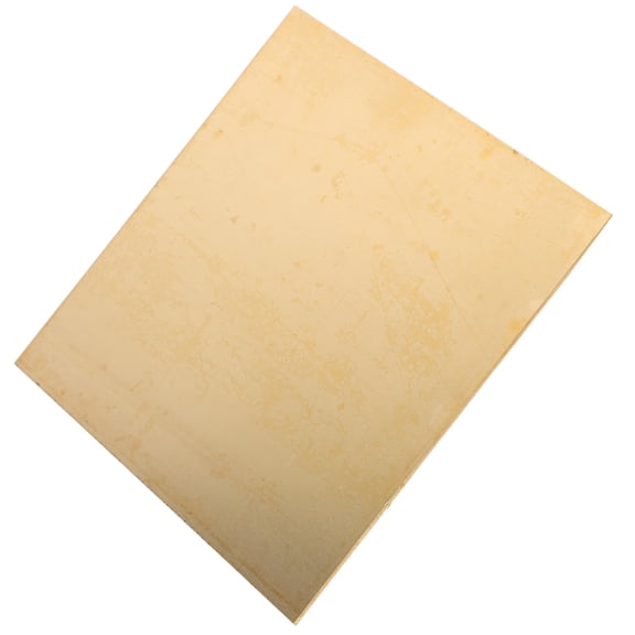 HONMEET Polished Brass Plate Engraved Brass Sheet for Crafting Jewelry Making and Artistic Projects for Hobbyists and Students