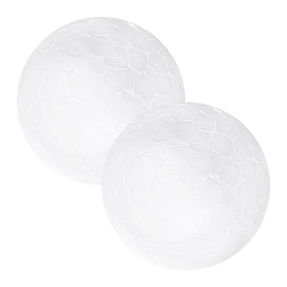 HONMEET 2Pcs White Polystyrene Foam Craft for Art Projects, Party Decorations, Model Making and School Crafts