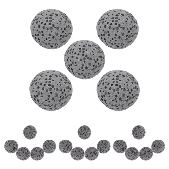 HONMEET Grey Volcanic Stone Aromatherapy Diffuser 26 Pieces 14mm