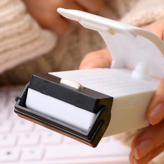 HONMEET Portable Plastic Sealer Tool Home Capper Keep Food Fresh White 1Pc