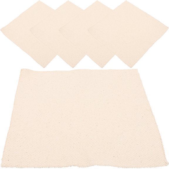 HONMEET Portable Embroidery Gridding Cloth Beige Polyester Cotton Easy to Fold for Sewing Projects