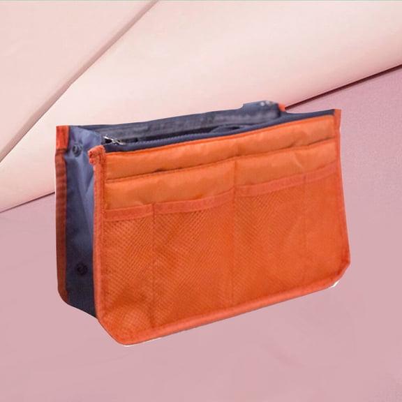 HONMEET Portable Toiletry Bag Organizer for Women, Travel Handbag with Multiple Compartments, 1 Set