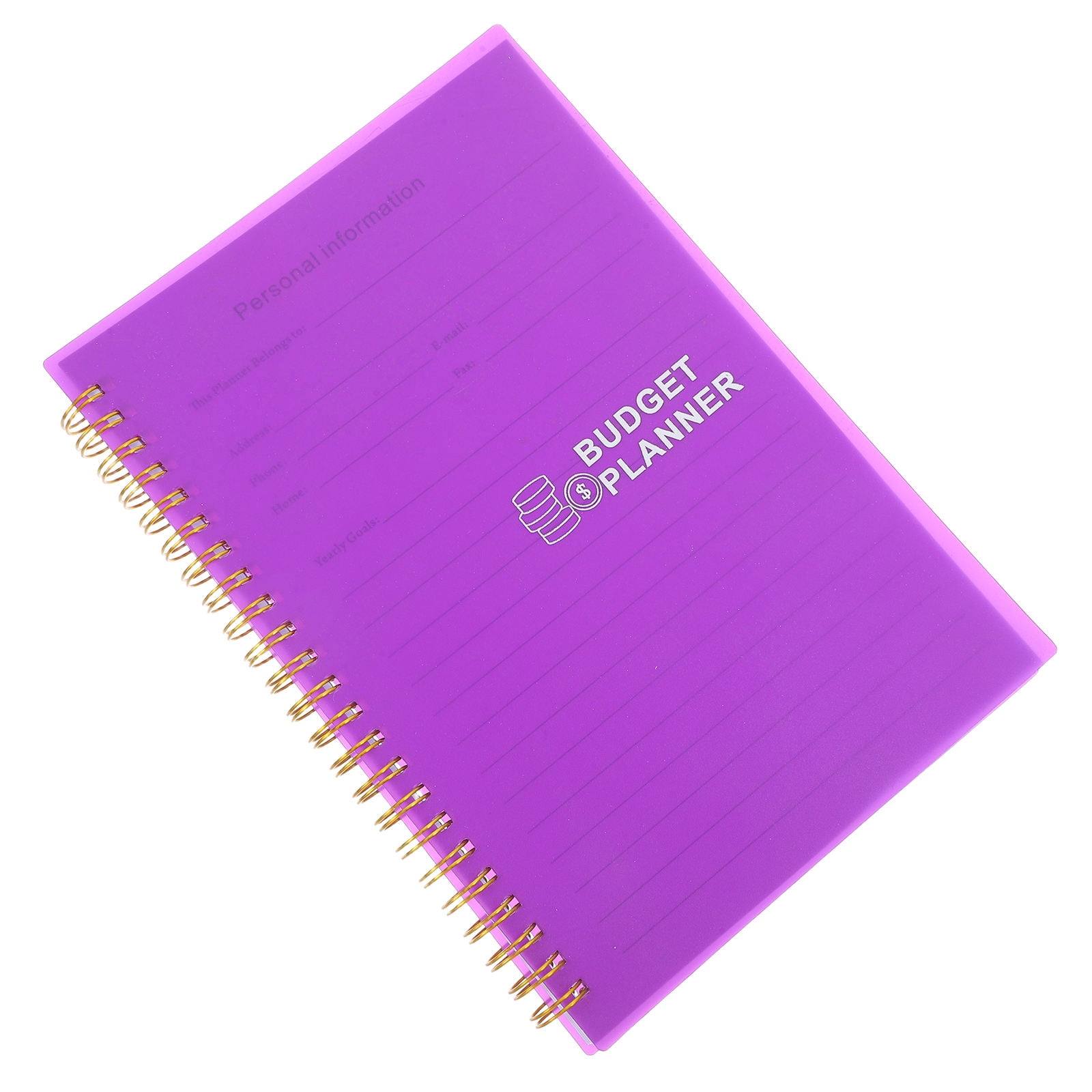HONMEET Portable Purple Budget Planner PP Paper for Home Expense ...
