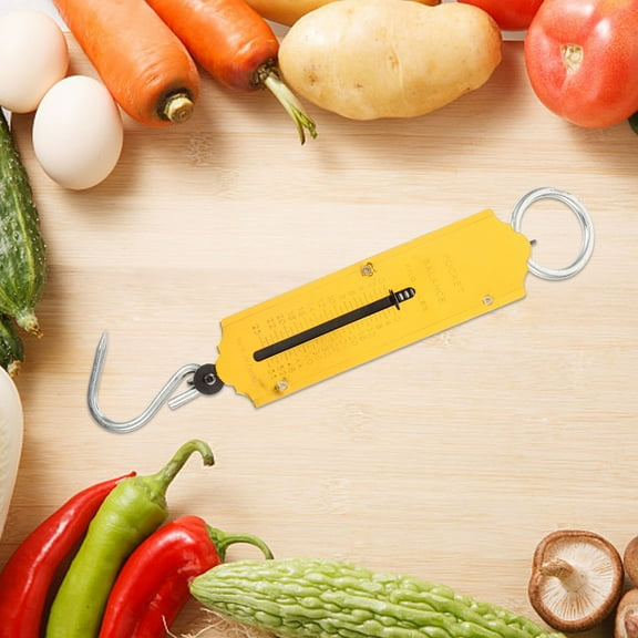 HONMEET Electronic Hook Scale Hand Held Digital Hanging Scale for Weighing Luggage Golden