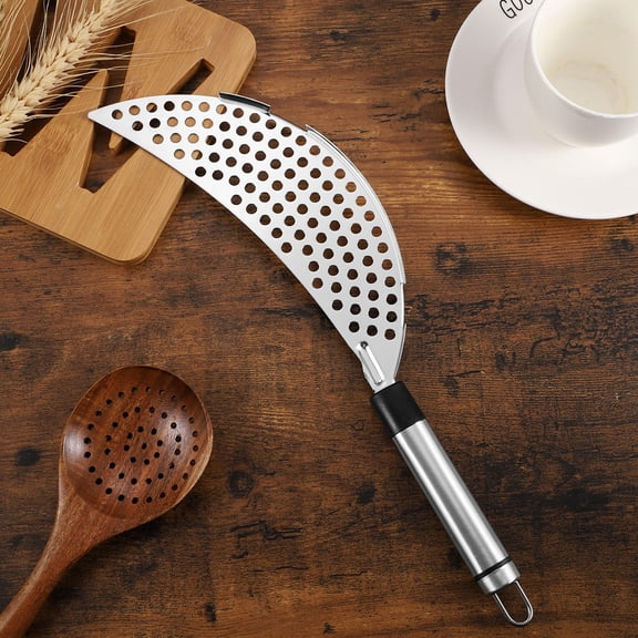 HONMEET Food Preparation Strainer in Stainless Steel for Vegetables 1Pack