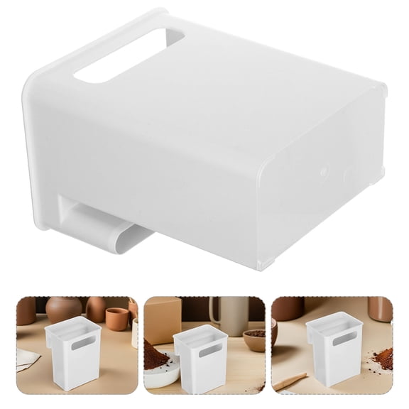 HONMEET Pottery Wheel Storage Container Rectangular White ABS Organizer for Clay Tools and Accessories 1 Set