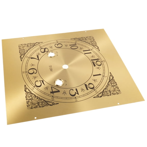 HONMEET Precision Mechanical Clock Movement with Golden Vintage Dial Face for DIY Clock Repair