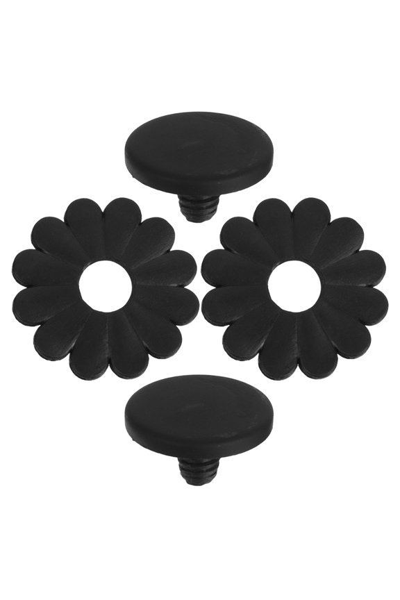 Replacement Umbrella Tops Umbrella Tip Covers Black Plastic Scratch Prevention 1 Set