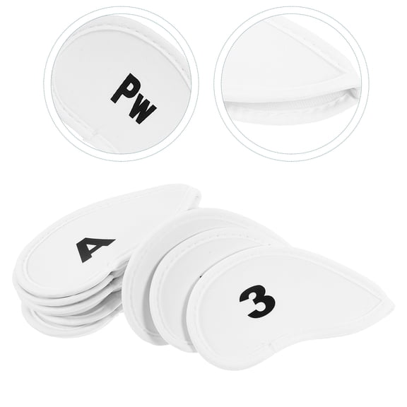 HONMEET Golf 10 Pcs Rose Pattern Cloth Protectors for Golf