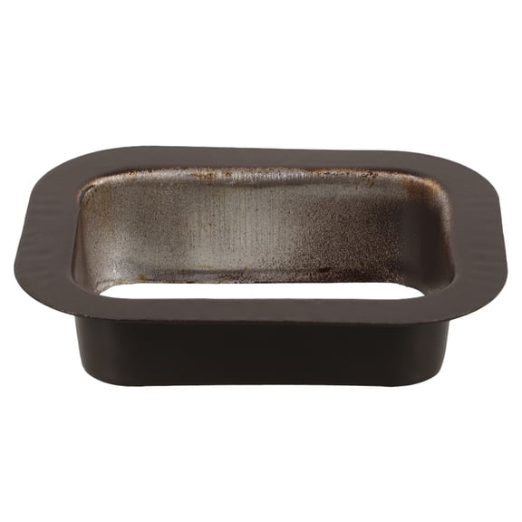 HONMEET Aluminum Alloy Roof Gutter Drain Outlet in Coffee for Rainwater Management