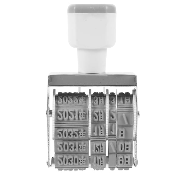 HONMEET Small Portable Date Stamp Lightweight Handheld Date Stamper for Office Supply and Craft Use