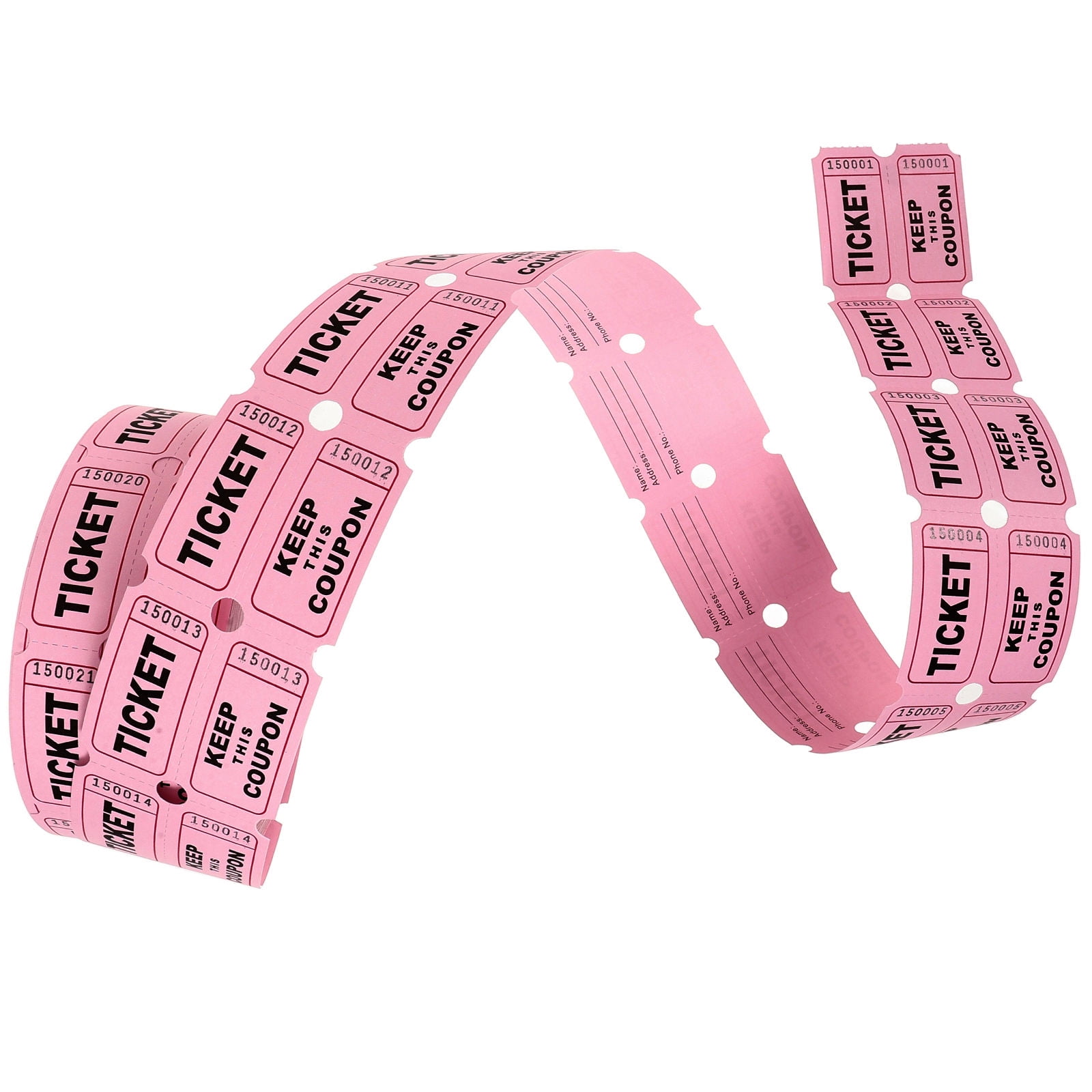 HONMEET carnival raffle tickets Raffle Tickets Paper Adults ...
