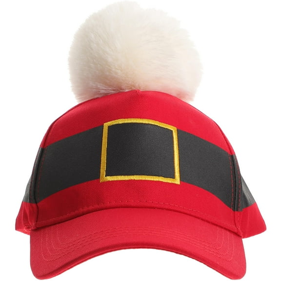 HONMEET Adjustable Red Christmas Hat for Adults Nylon Baseball Cap Holiday Accessory