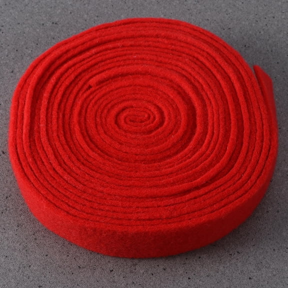 HONMEET Decorative Ribbon Felt Ribbon Red Home Decorations Christmas Tree Ornaments Appliques 1Pcs