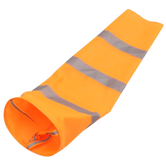 HONMEET Outdoor Orange Windsock with Reflective ps for Wind Direction Display and Weather Resistant Use