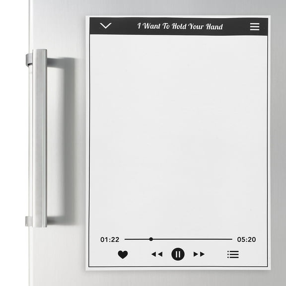 HONMEET Magnetic Dry Erase Whiteboard for Fridge, Assorted Colors, Reusable Message Board for Kitchen and Office