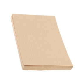 HONMEET 150 Sheets Vintage Kraft Letter Paper in Khaki for Smooth Handwriting and Notes
