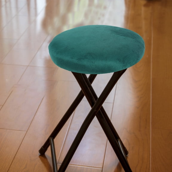 HONMEET Round Stool Cushion Seat Top Dark Green Replacement Pad for Home and Restaurant Use