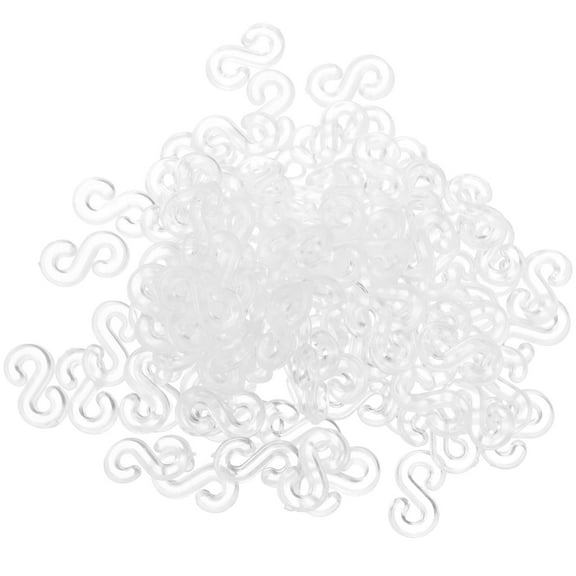 HONMEET Rubber Band Bracelet Clips 500Pcs for Diy Jewelry Making and Bracelet Assembly