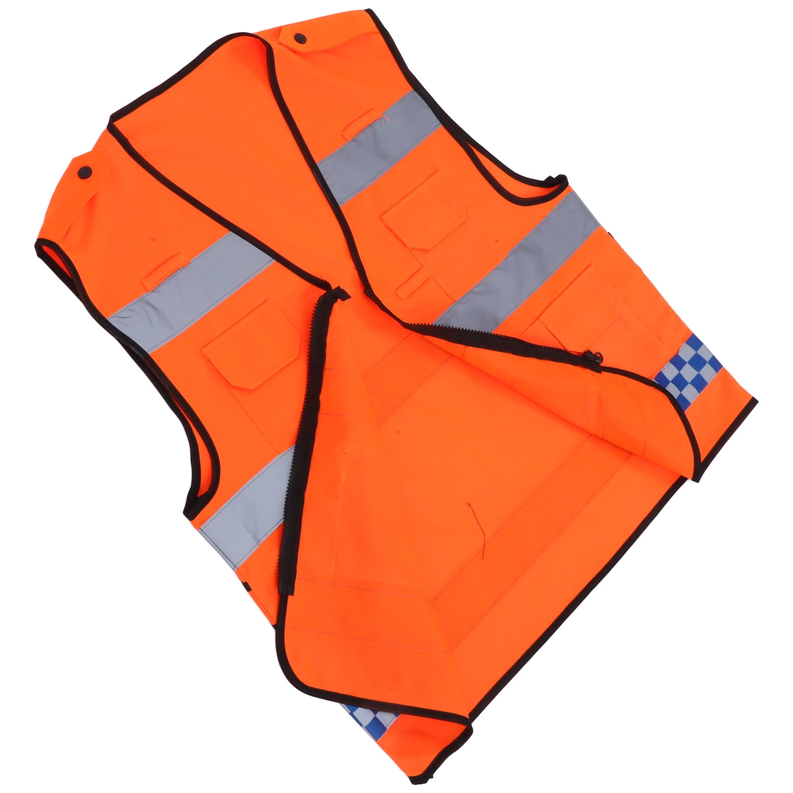 HONMEET High Visibility Safety Vest Orange Breathable Reflective ...