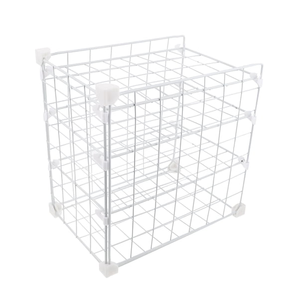 HONMEET Separation Kitchen Cabinet Shelf Freezer Rack White Metal Wire 1Pack