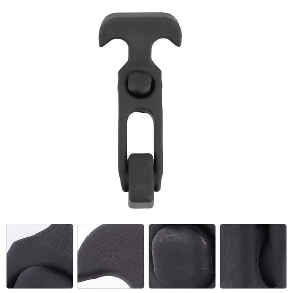 HONMEET Rubber T-Handle Hasp Latch 2-Pack Shock-Absorbing Heavy Duty for Toolboxes and Fishing Boxes 11.8 x 1.9 x 0.8 Inches