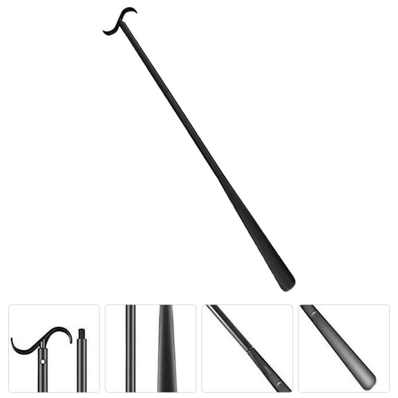 HONMEET Shoe Puller Long Handle Shoehorn Plastic 1Set for Home Care Daily Use
