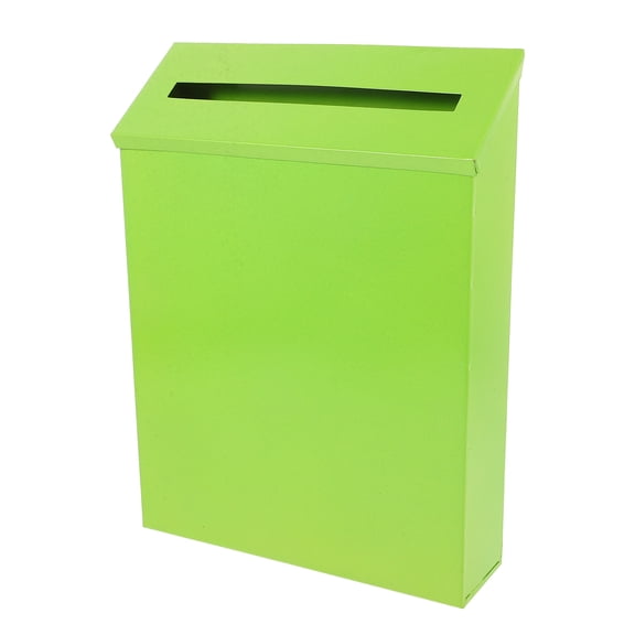 HONMEET Simple Design Iron Wall Mailbox in Light Green for Home Office and Community Use
