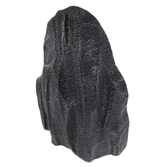 HONMEET Grey Faux Rock Small Stone Outdoor Decorative Rock 1 Pack for Garden, Yard, Landscaping and Patio Decoration